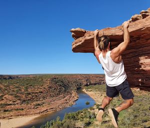 Kalbarri np, rock climbing