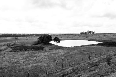 Scenic view of landscape against sky