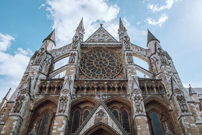 Low angle view of church