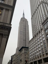 Low angle view of buildings against sky