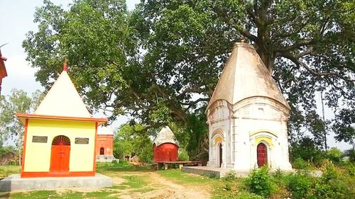 Low angle view of church