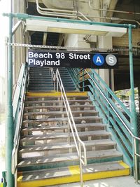 Low angle view of staircase