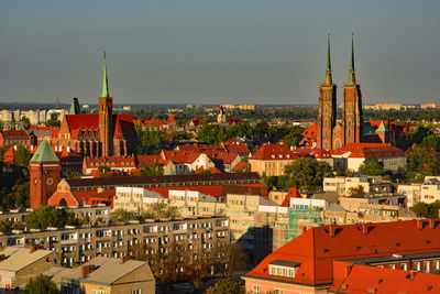 Wrozlaw poland city view 