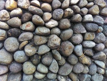 Full frame shot of stones