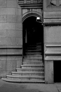 Staircase in building