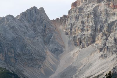 Panoramic view of rocky mountains