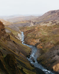 Scenic view of mountains