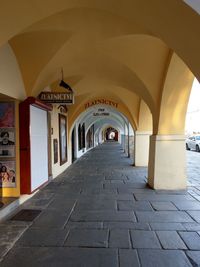 Corridor of building