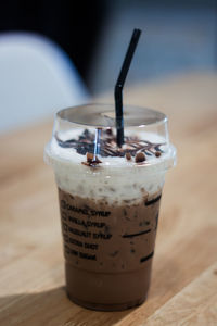 Close-up of coffee on table