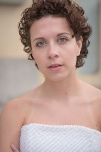 Portrait of beautiful young woman