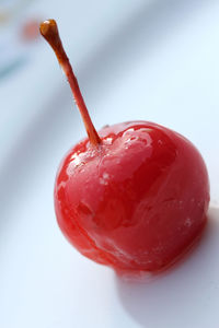 Close-up of red strawberry