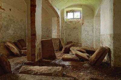 Interior of old building