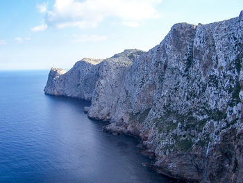 Close-up of sea against sky