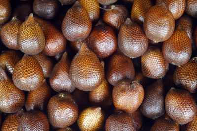 Full frame shot of eggs