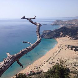 Scenic view of sea in greece