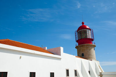 Low angle view of building against sky