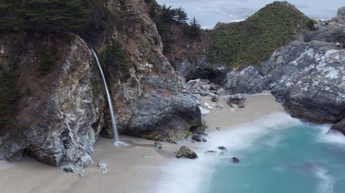 Scenic view of mcway falls