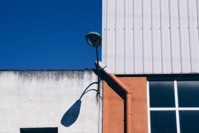 Low angle view of window against building