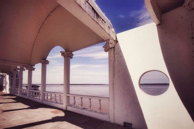 View of built structure against sky