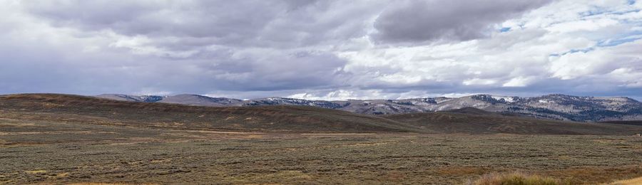 Strawberry reservoir bay in fall highway 40 daniels summit heber duchesne uintah basin utah usa.