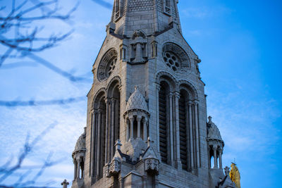 Low angle view of building against sky