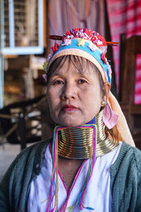 Portrait of a smiling young woman