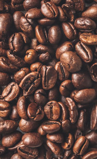 Full frame shot of coffee beans