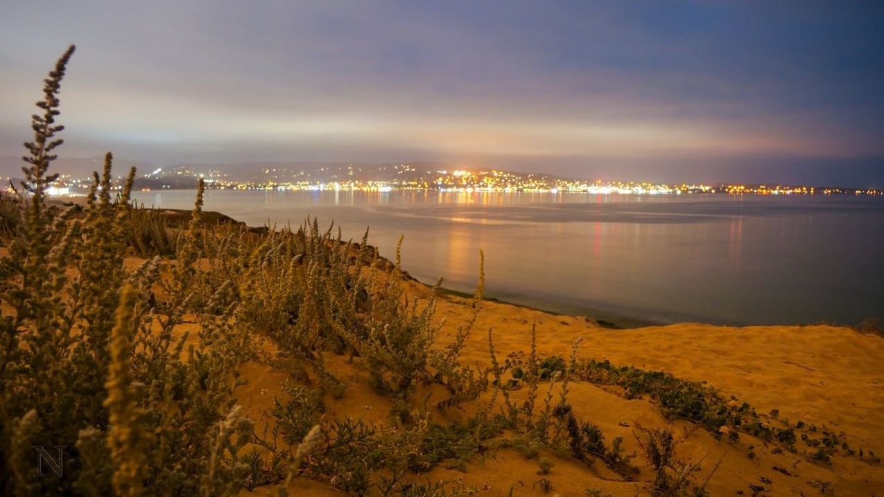 SCENIC VIEW OF SEA DURING SUNSET