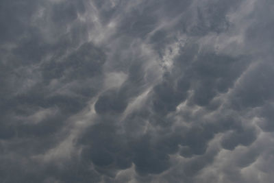 Low angle view of clouds in sky