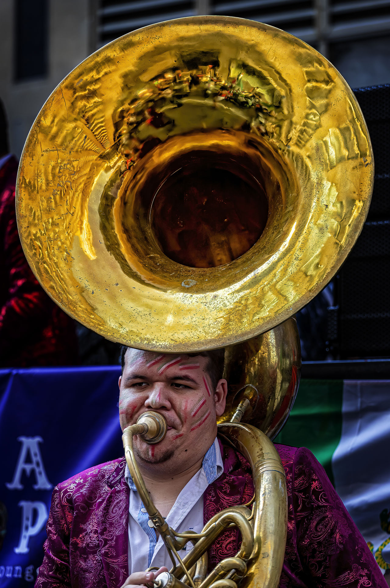 Tuba player