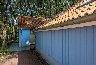 Entrance of building