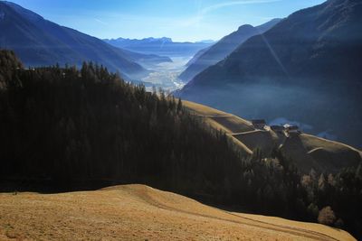 Ahrntal valley from roanetalp, looking south