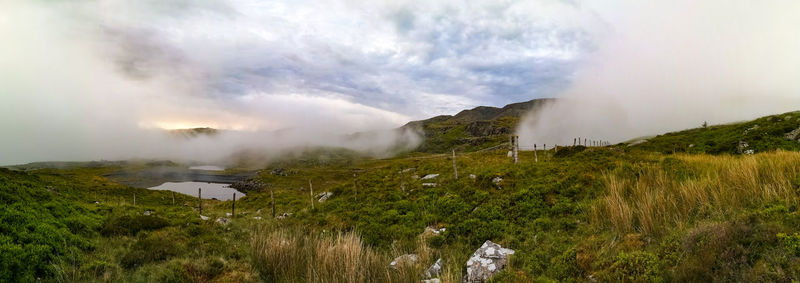 Panoramic view of landscape against sky