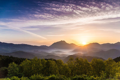 Basin and sunrise