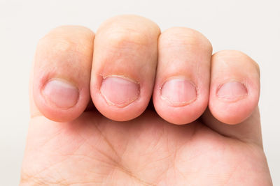 Close-up of human hand