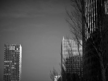 Low angle view of buildings against sky