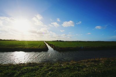 Scenic view of landscape against sky