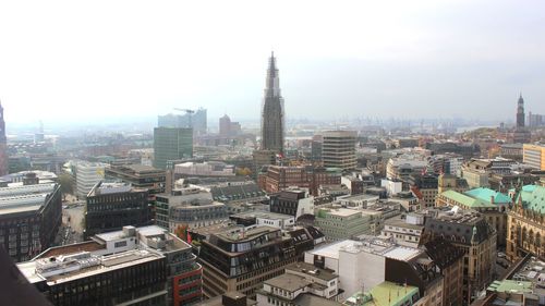 Aerial view of cityscape