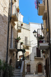 Low angle view of buildings against sky