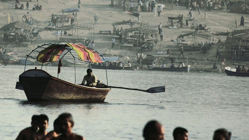 Group of people in water