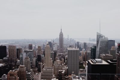 Aerial view of city