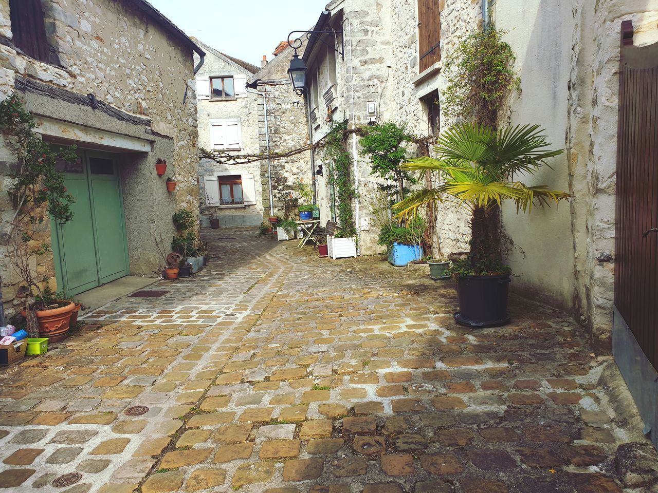 NARROW ALLEY AMIDST BUILDINGS