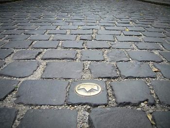 Full frame shot of tiled floor
