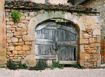 Entrance of old building