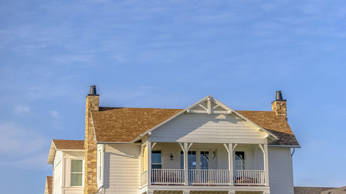 Low angle view of building against sky