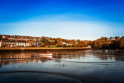 Low tide in the harbour of kinsale