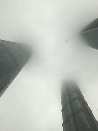 Low angle view of buildings against sky