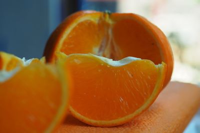 Close-up of orange slice