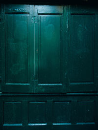 Full frame shot of closed door of old building