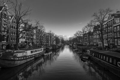 Canal along buildings